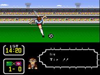 une photo d'Ã©cran de Captain Tsubasa 3 sur Nintendo Super Nes